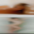 Naked girls take bath after