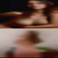 Naked woman lifts