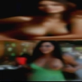 Masturbating naked woman
